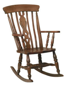 Fiddle Highback Rocking Chair