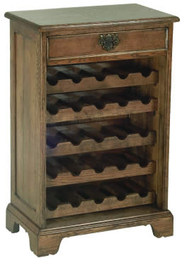 Wine Rack with Drawer