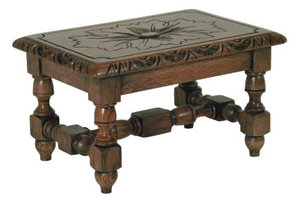 Carved Footstool