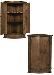 Bow Fronted Corner Cupboard